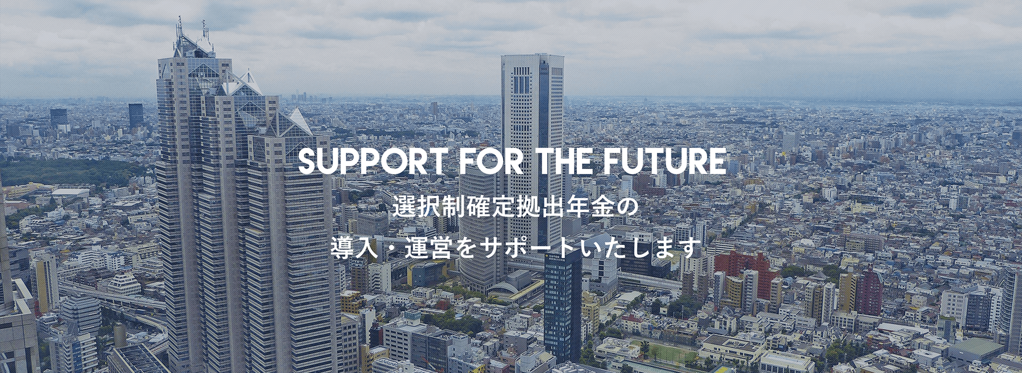 選択制確定拠出年金の導入・運営をサポートいたします